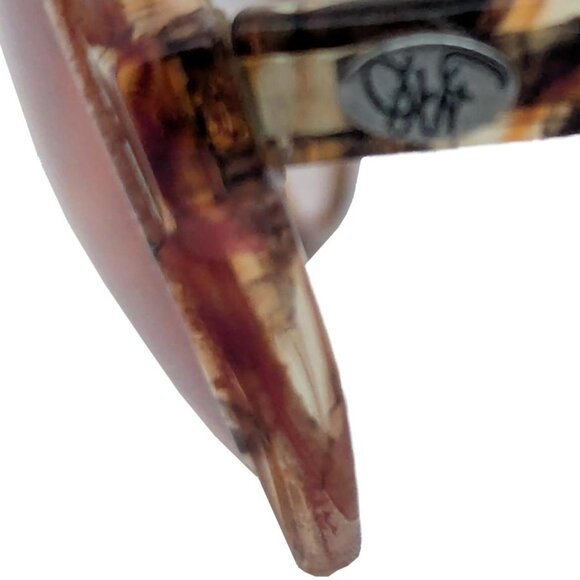 Vintage 1970s Diane Von Furstenberg Tahiti Clear (Prescription-Less) Eyeglasses main image 4